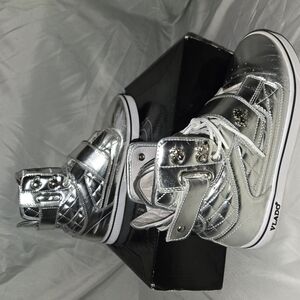 Vlado Atlas - High Tops - Size 6.5 - Silver Metallic